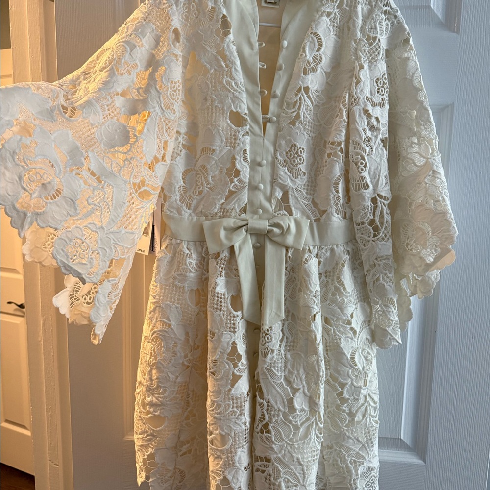 NWT Mestiza Ivory Lace Dress Size 2 NEW - Picture 10 of 10